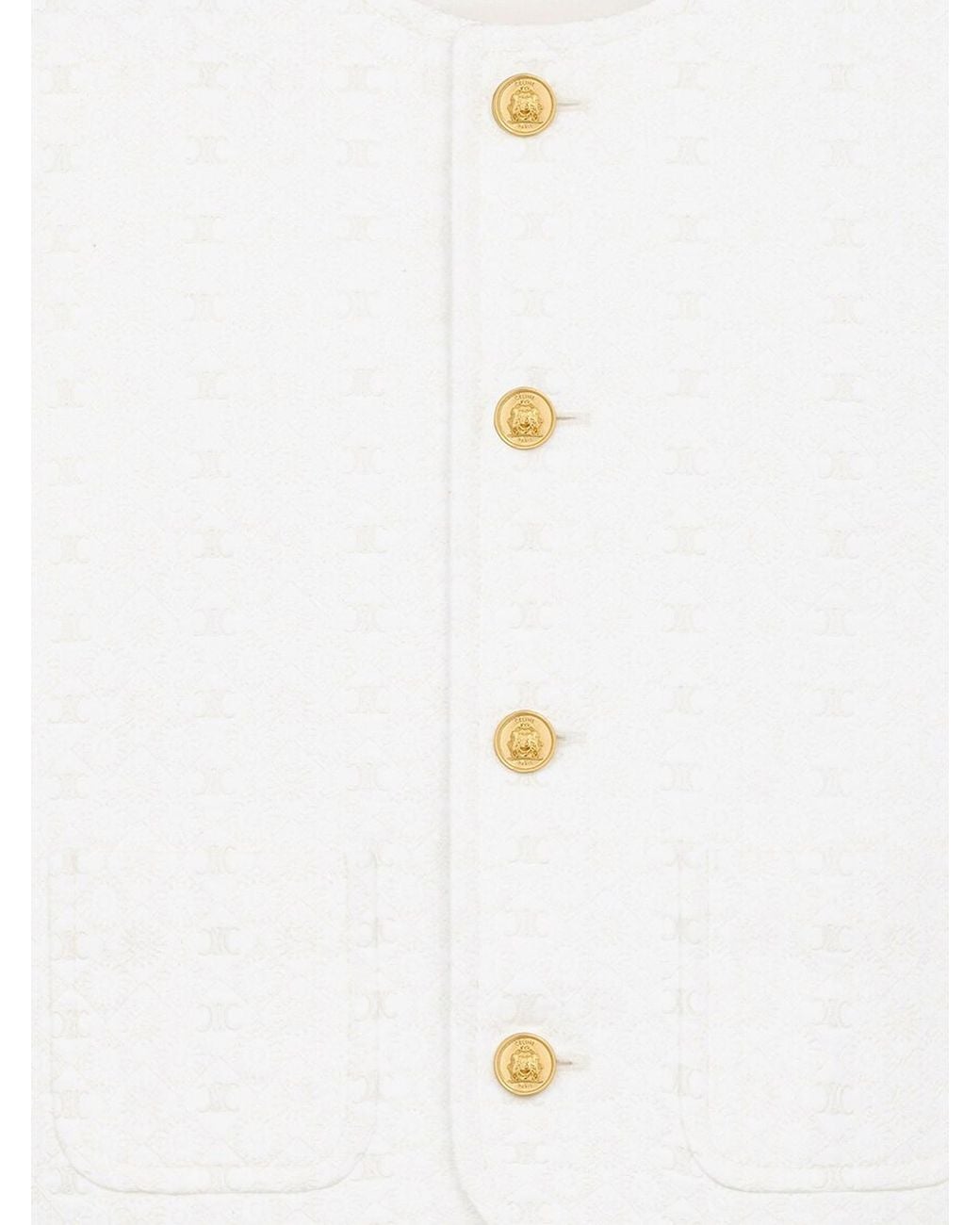Céline White Chealsea Jacket