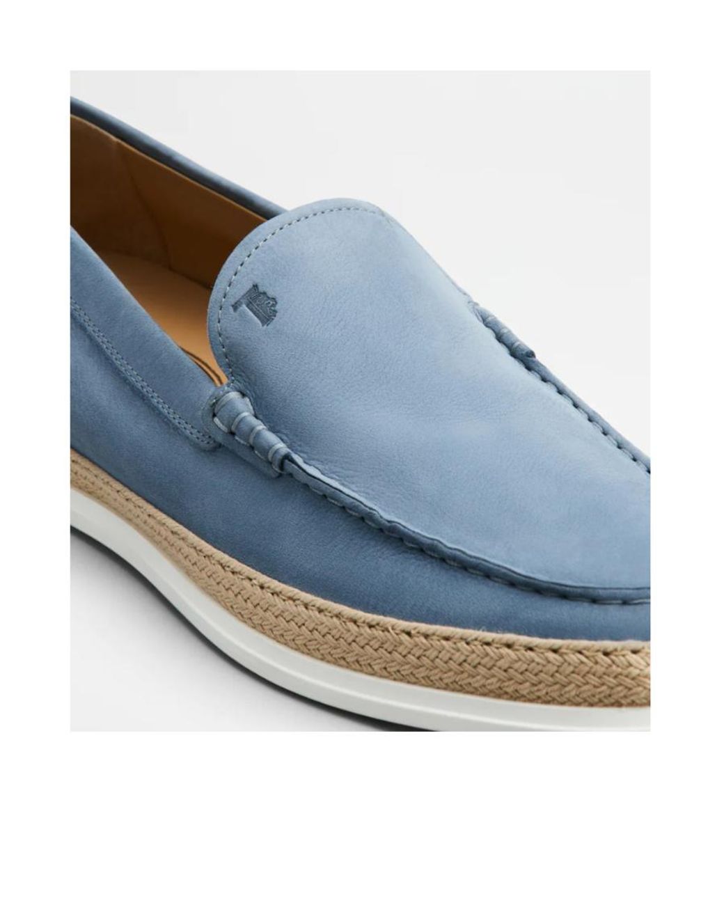 Tod's Blue Nuova Pantofola Slip-On Loafers for men