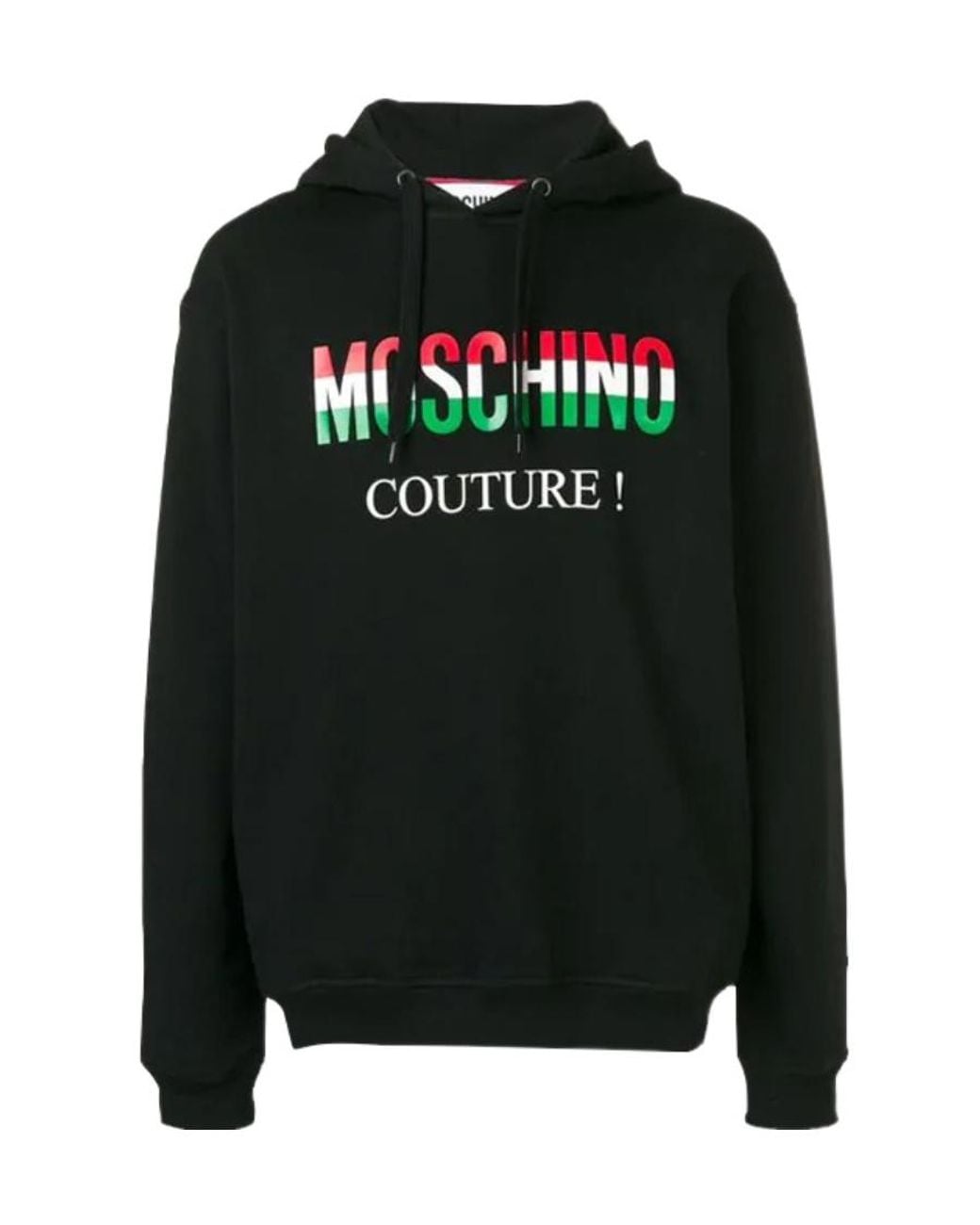 Moschino Black Logo Hoodie for men