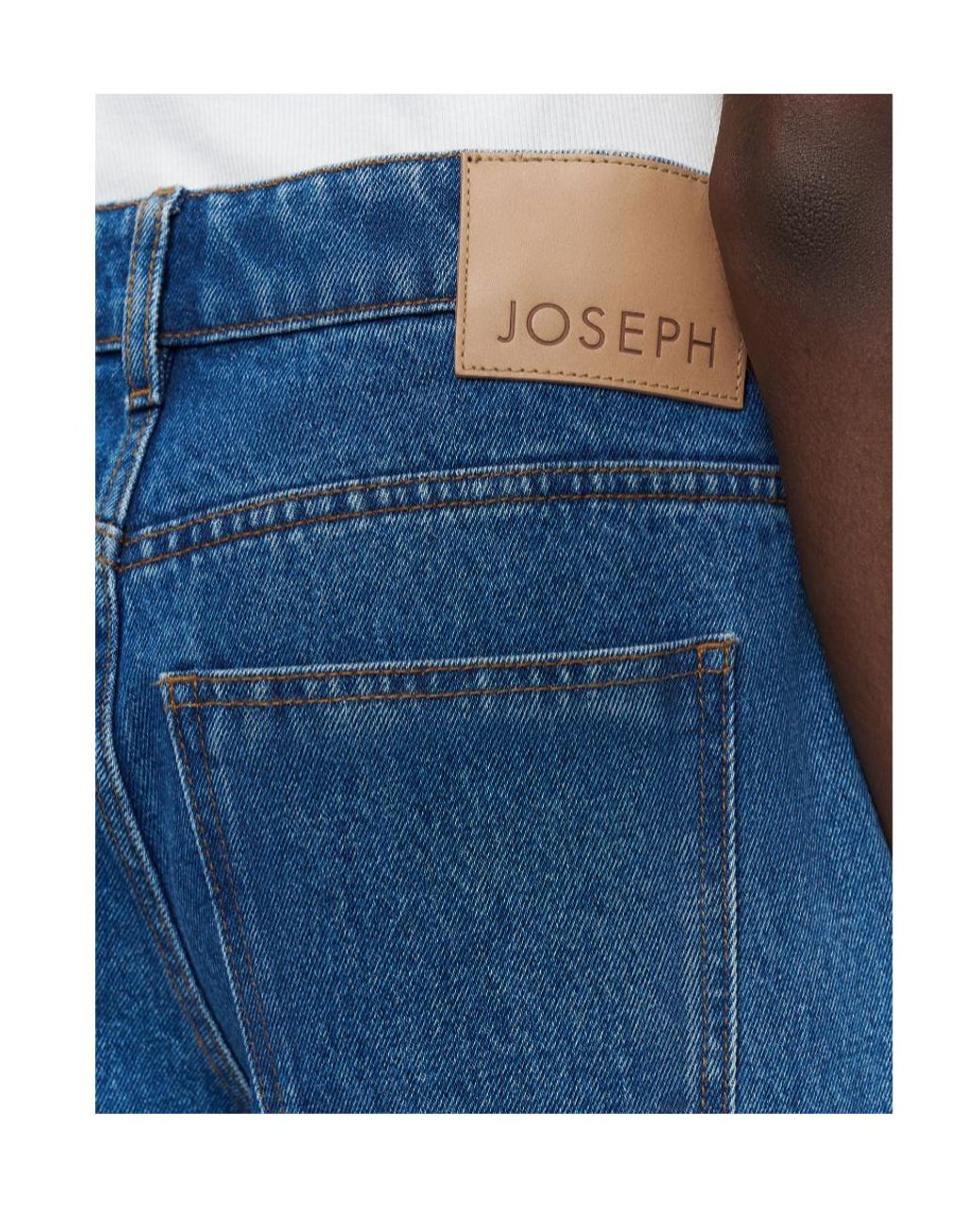 Joseph Blue Zamtam Wide-Leg Jeans
