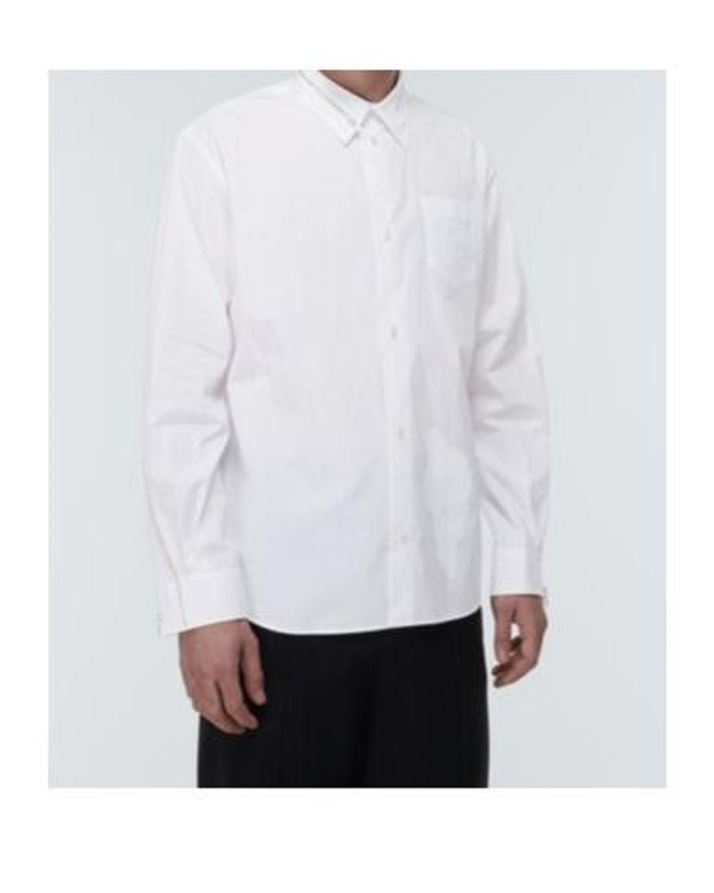 Undercover White Long-Sleeved Shirt for men