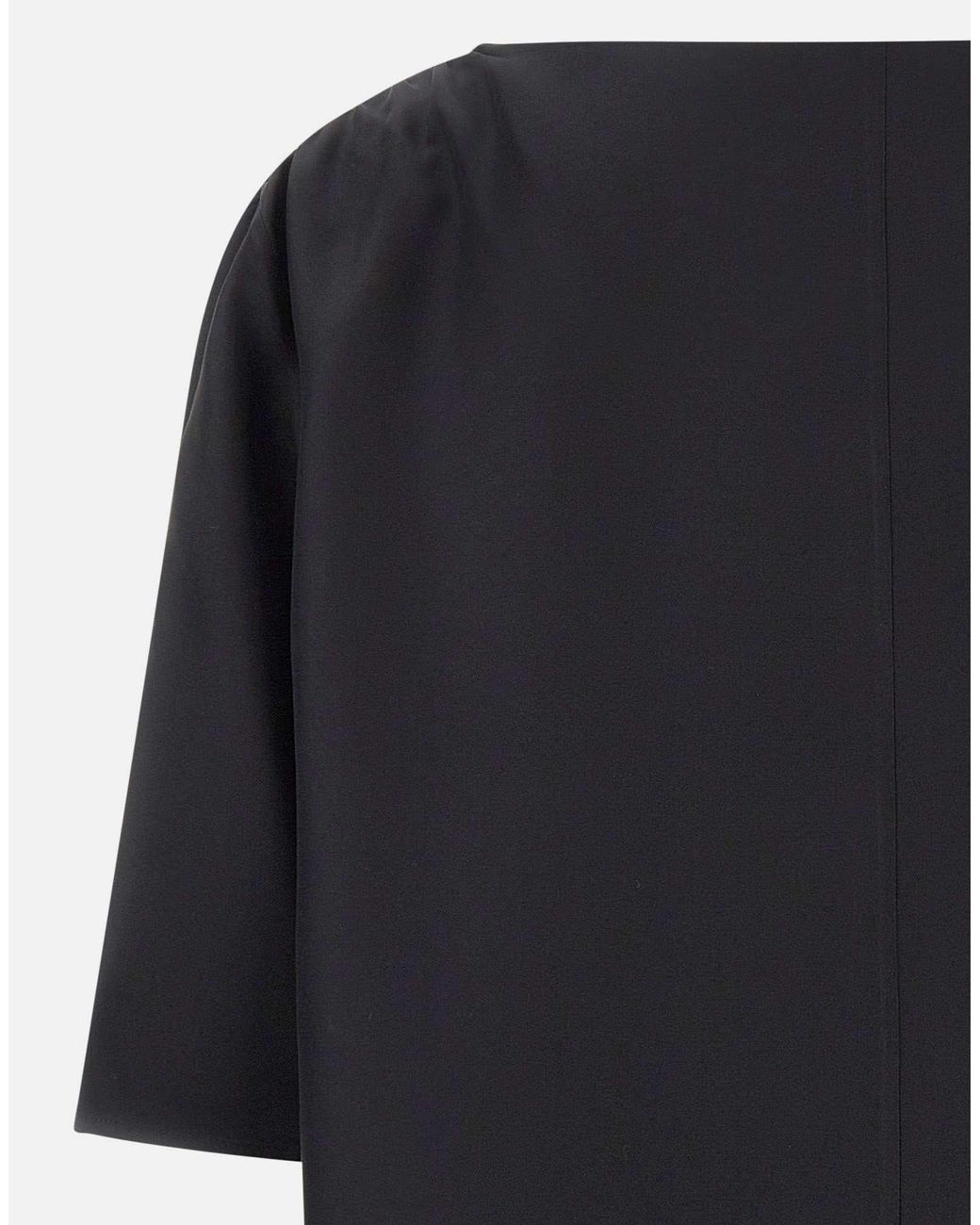 Loulou de Saison Black Mano Asymmetric Top