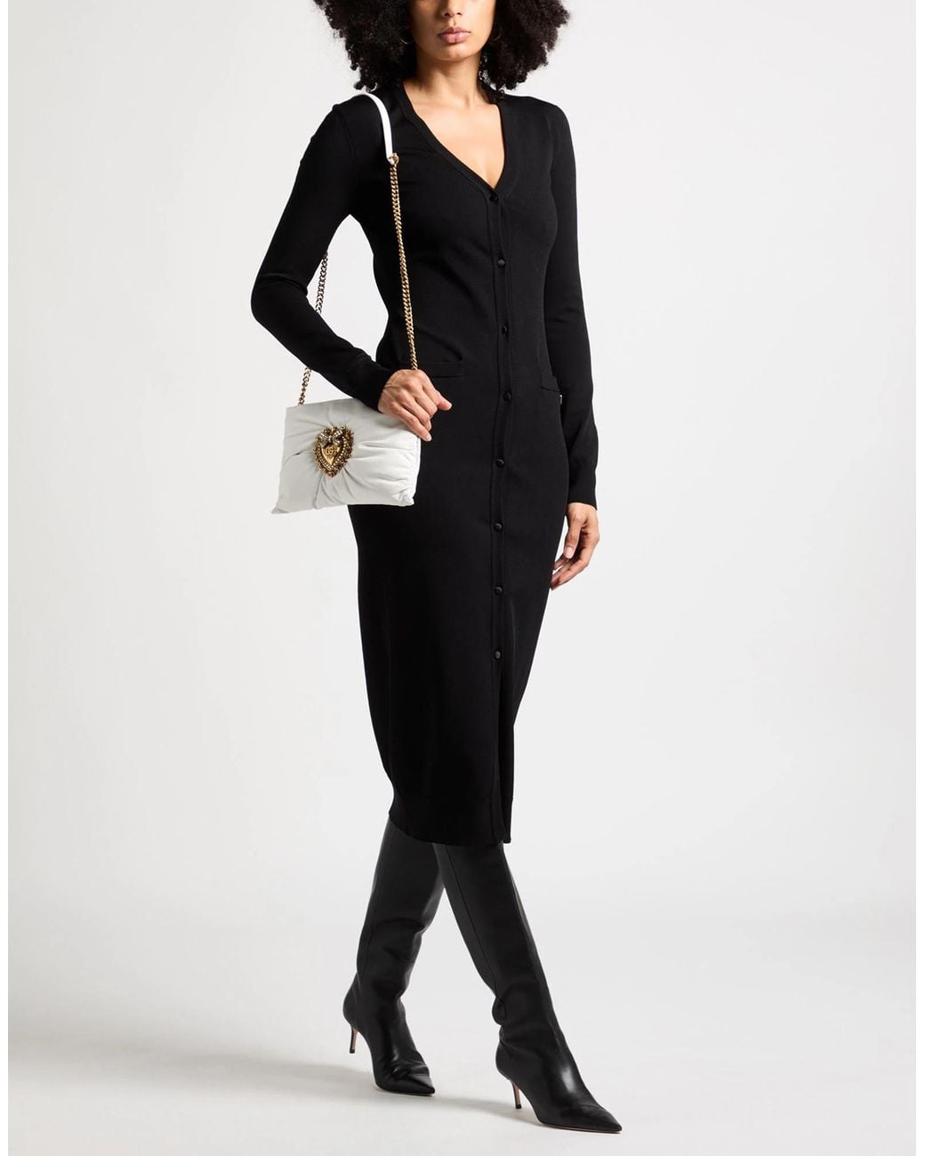 Dolce & Gabbana Black Lightweight Knit Cardigans