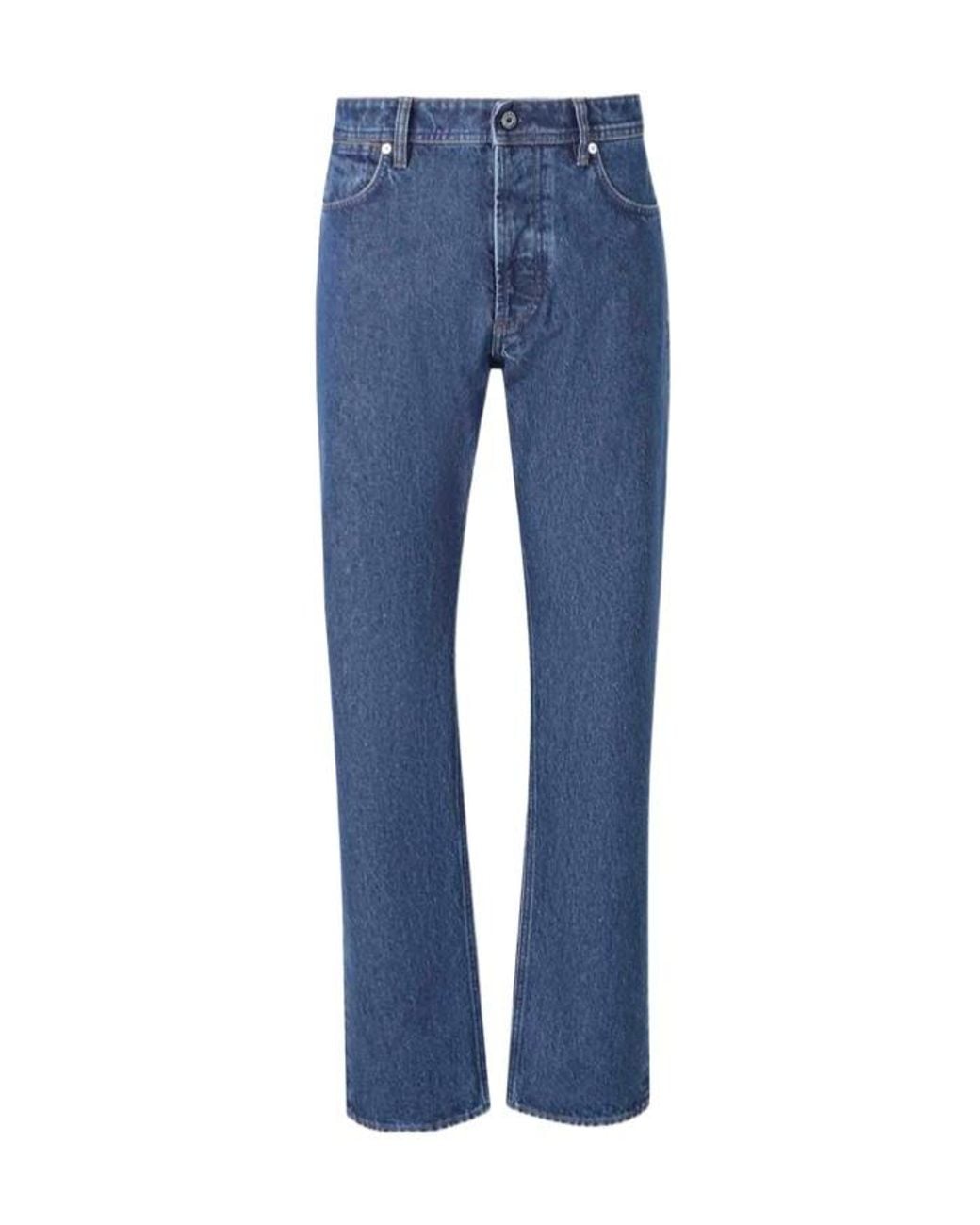 Stone Island Blue Belt Loop Jeans for men