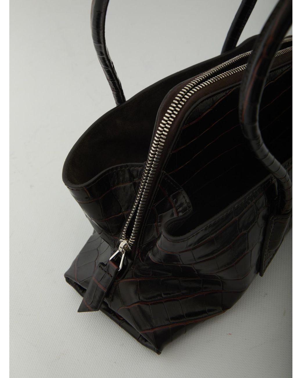 The Attico Black The La Passeggiata Small Shoulder Bag