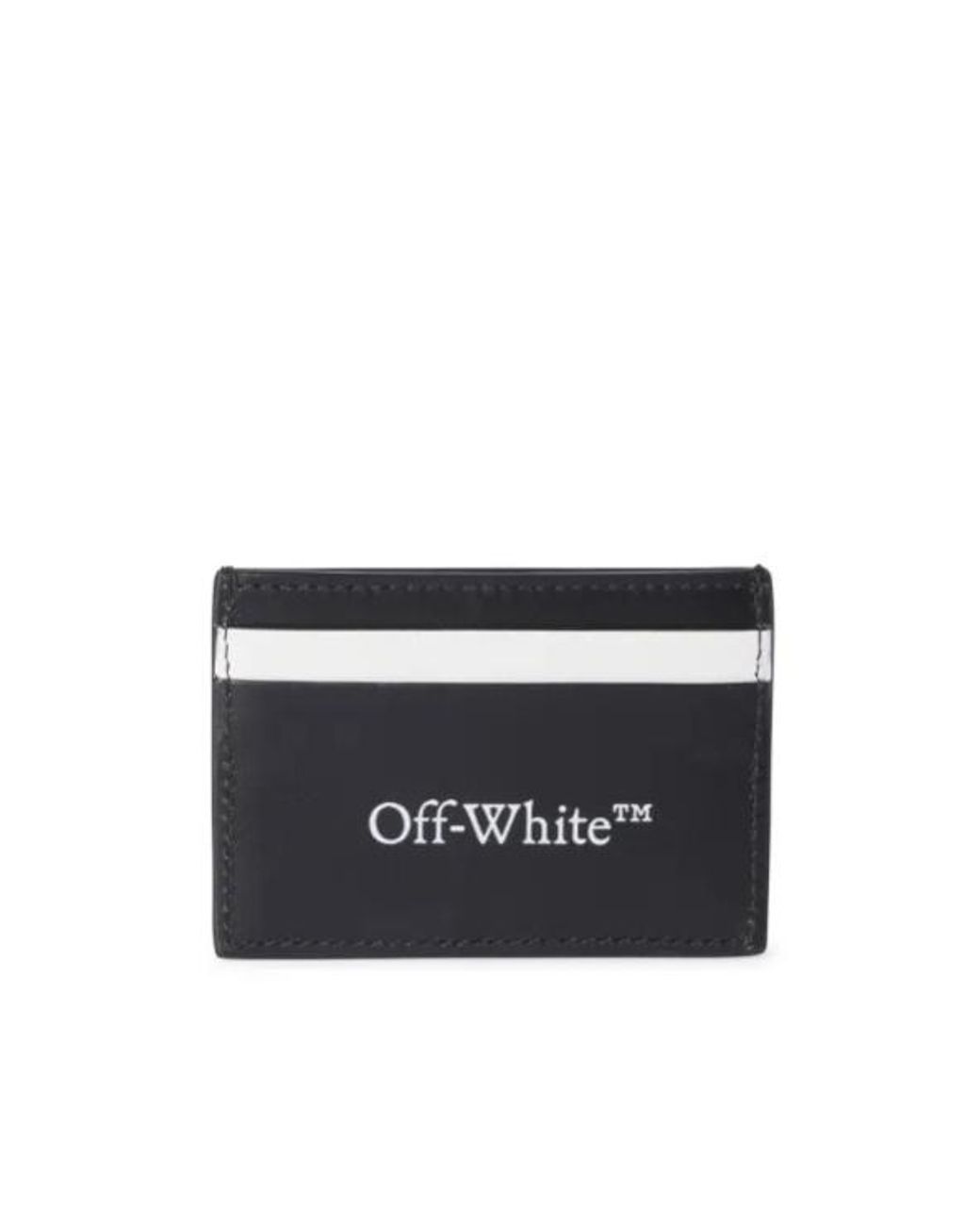 Off-White c/o Virgil Abloh White Panelled Logo Detailed Wallet for men