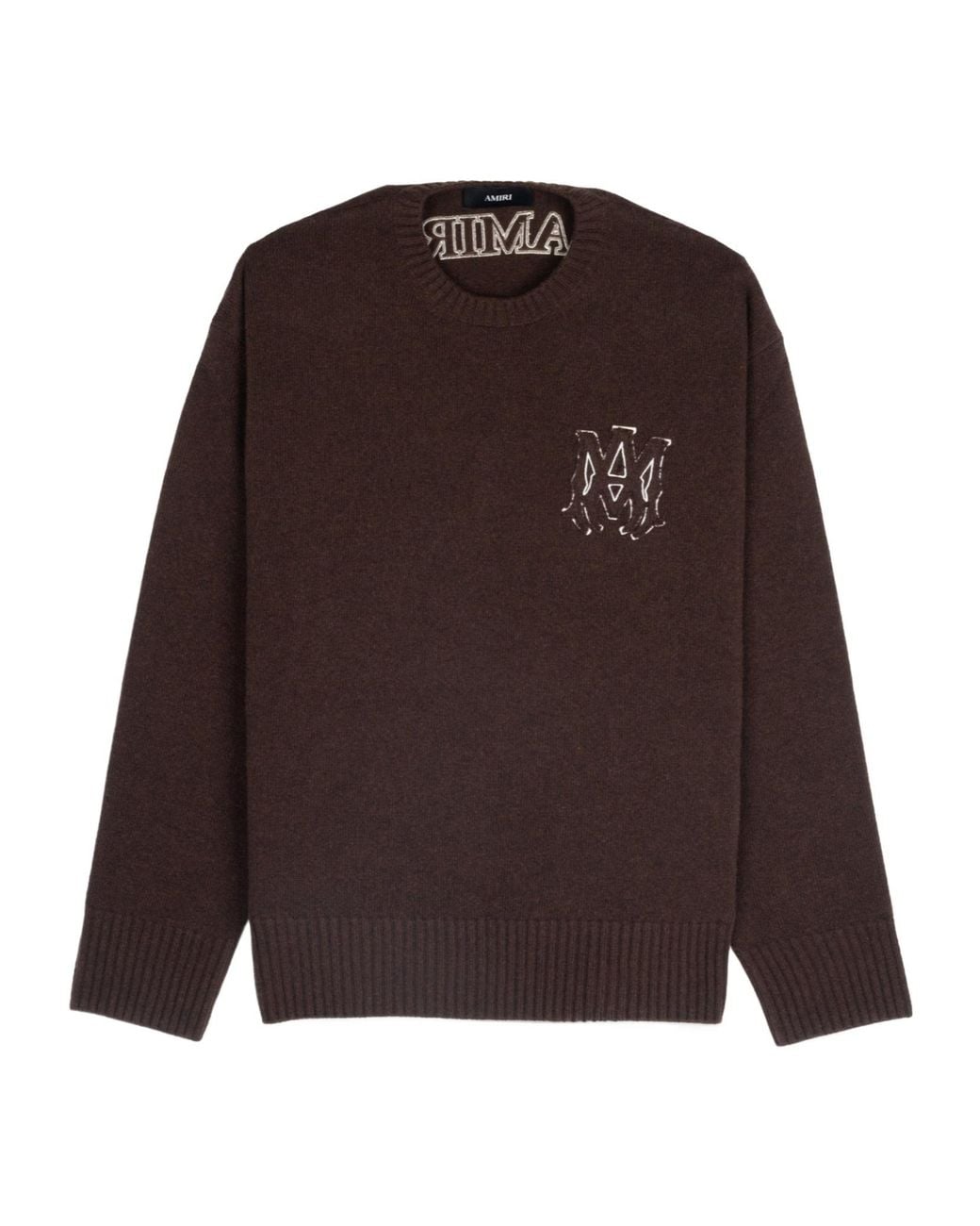 Amiri Brown Ma Sweater for men