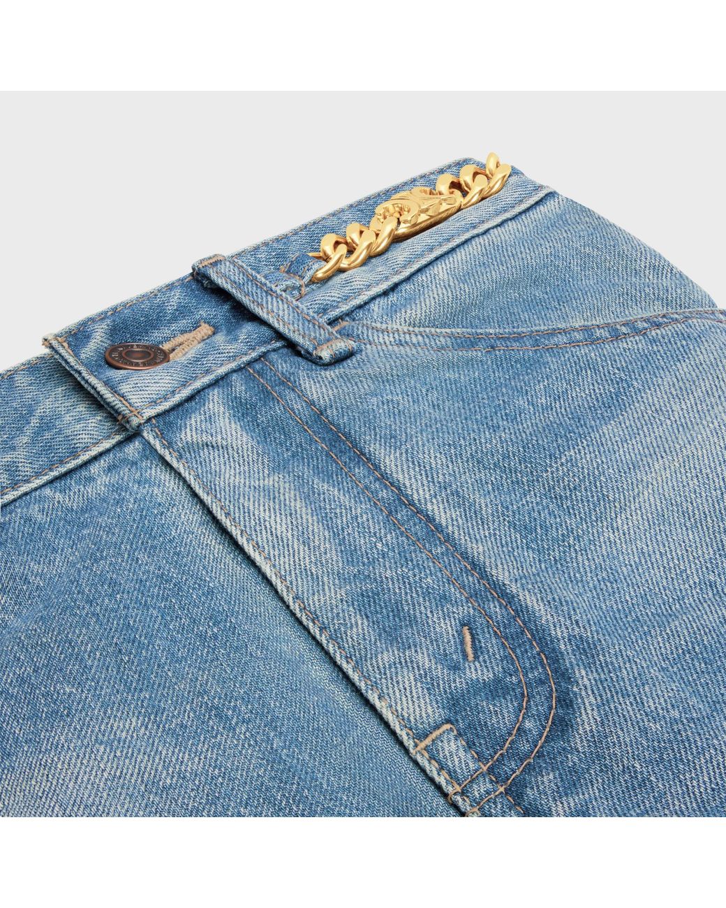 Céline Blue Kitty Jeans