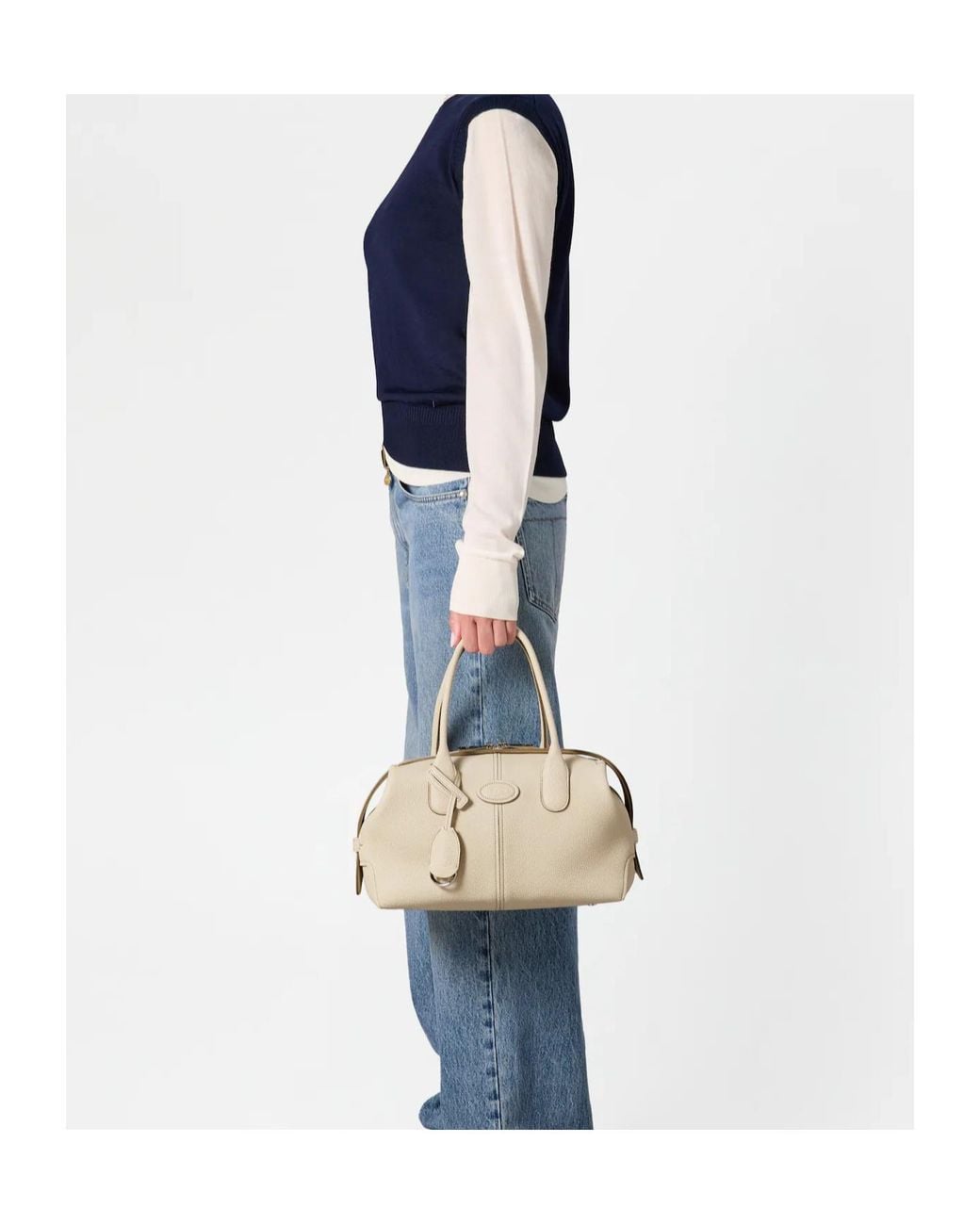 Tod's Natural Di Bag Bowling Bag
