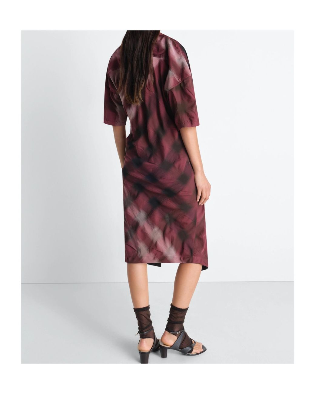 Lemaire Red Soft Collar Dress