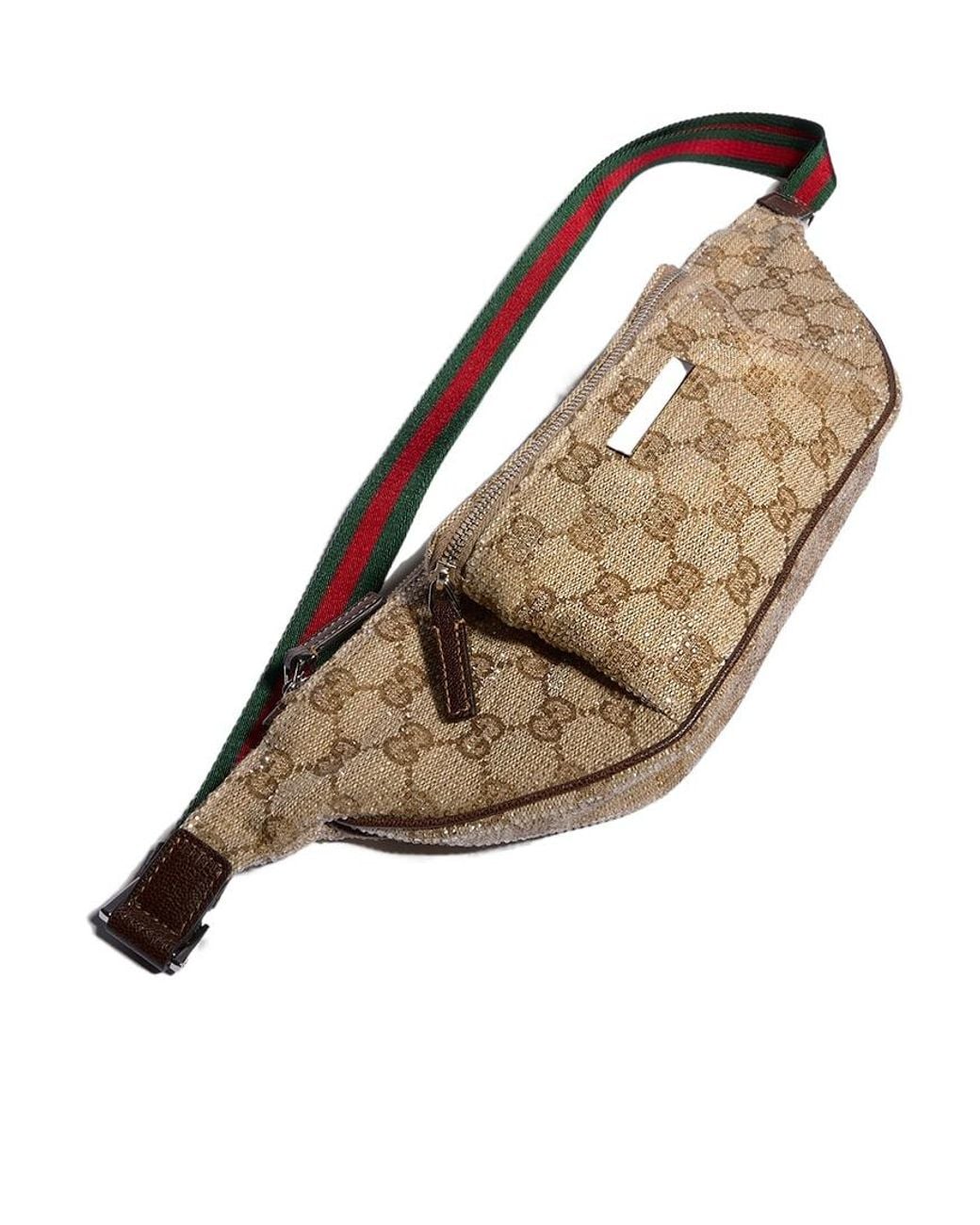 Gucci Multicolor Flatpack Crystal Small Belt Bag