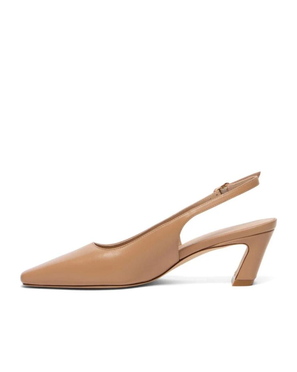 Stuart Weitzman Natural Stassi Slingback 50