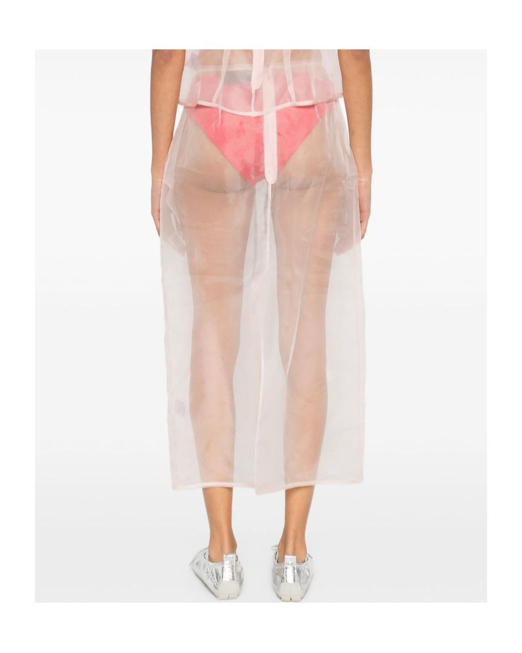 Simone Rocha Pink Straight Skirt