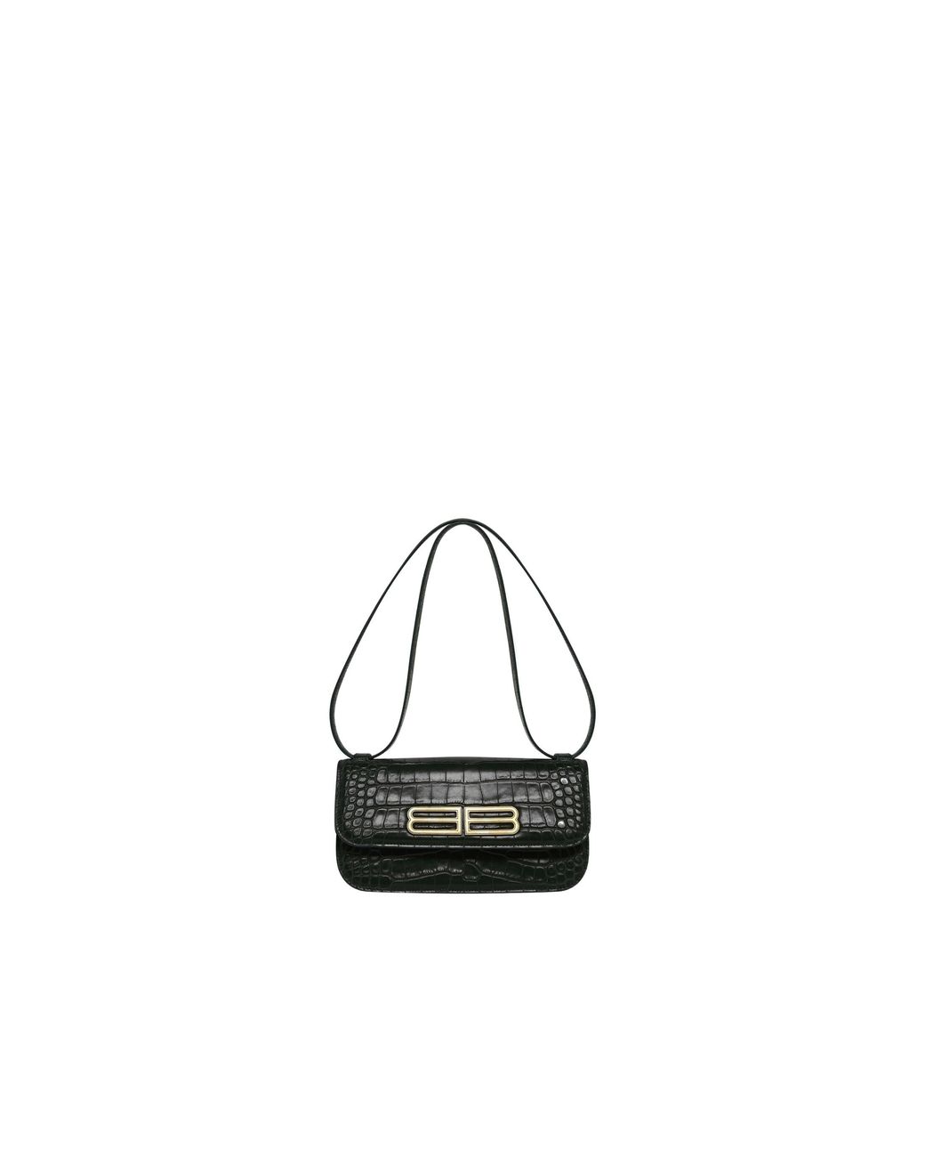 Balenciaga Black Small Gossip Satchel Bag