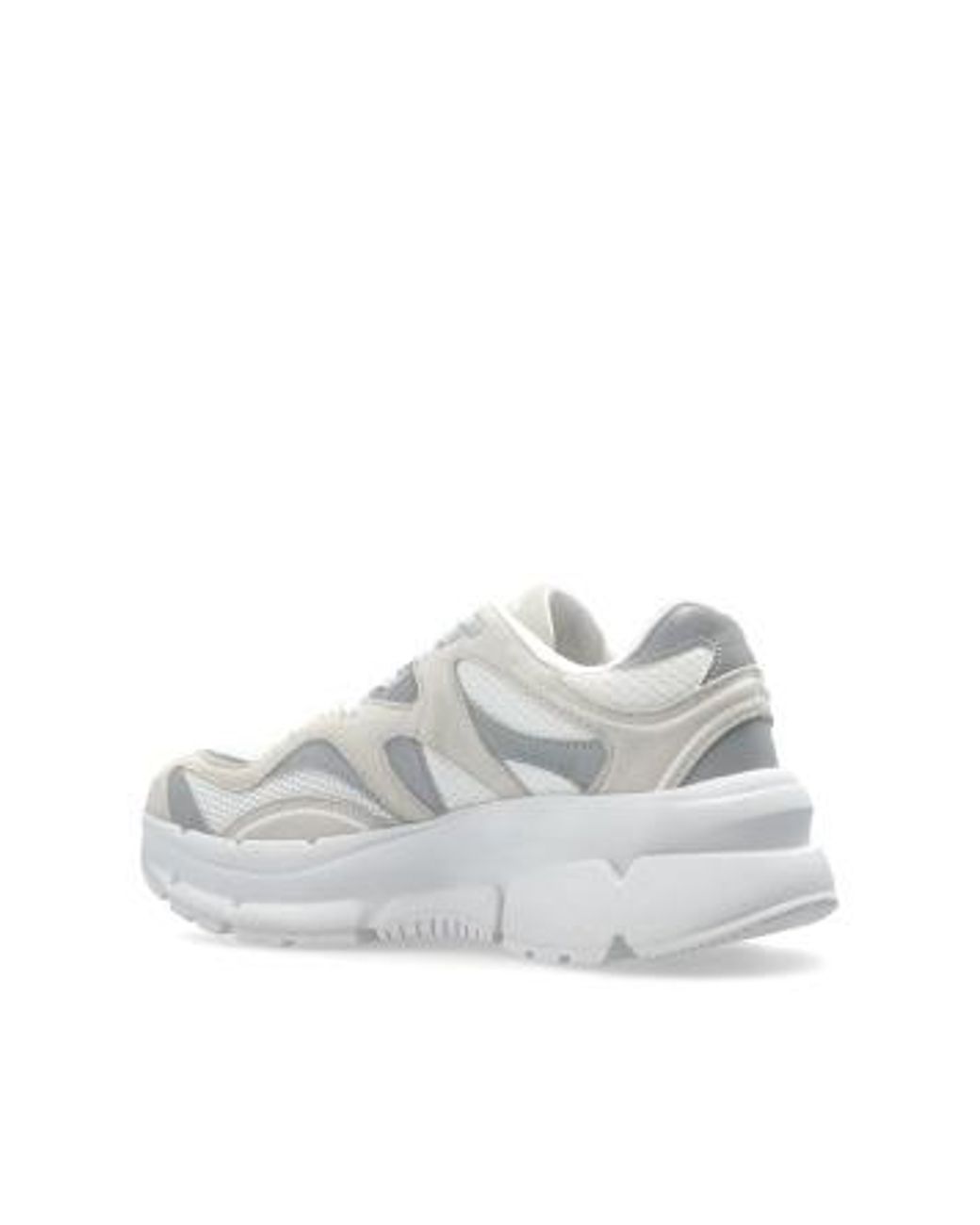 EA7 White Mesh Panelled Chunky Sneakers