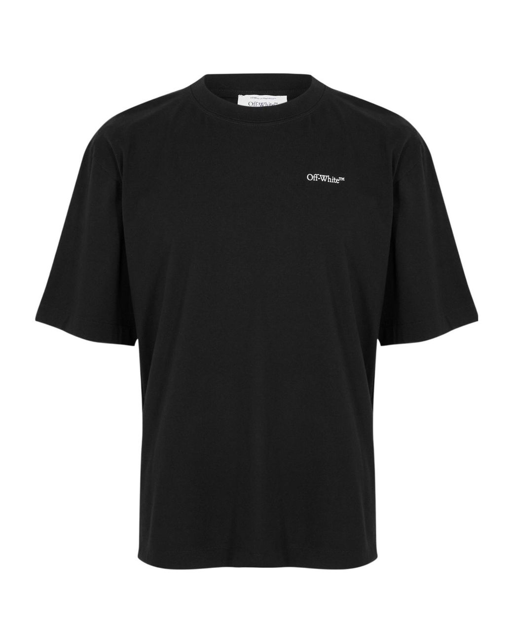 Off-White c/o Virgil Abloh Black Scribble Regular Fit T-Shirt for men