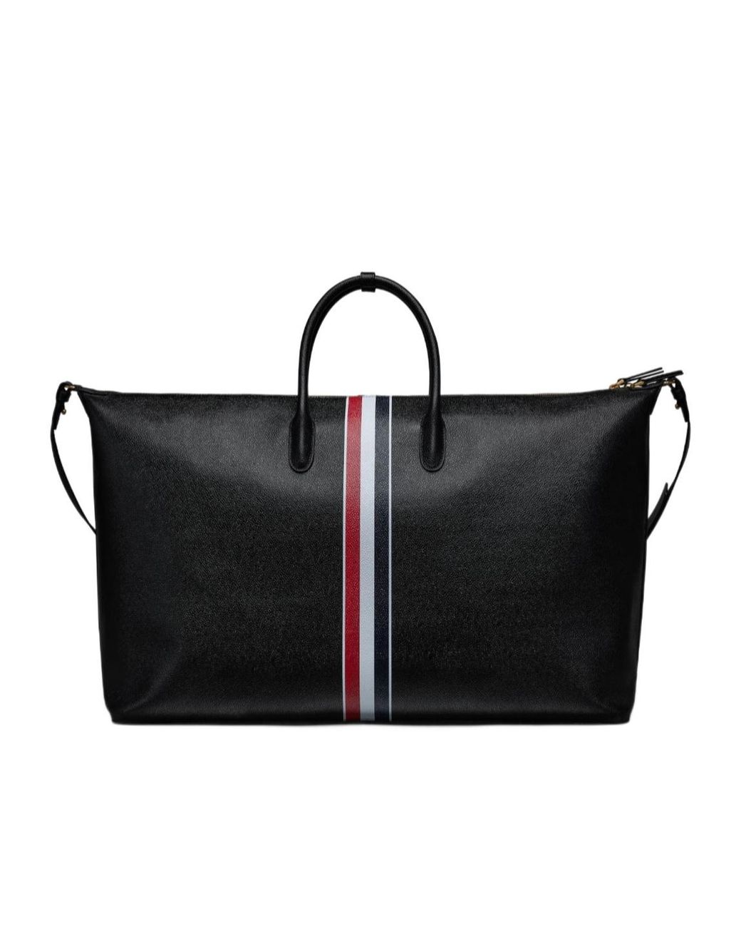 Thom Browne Black Duffle Bag for men
