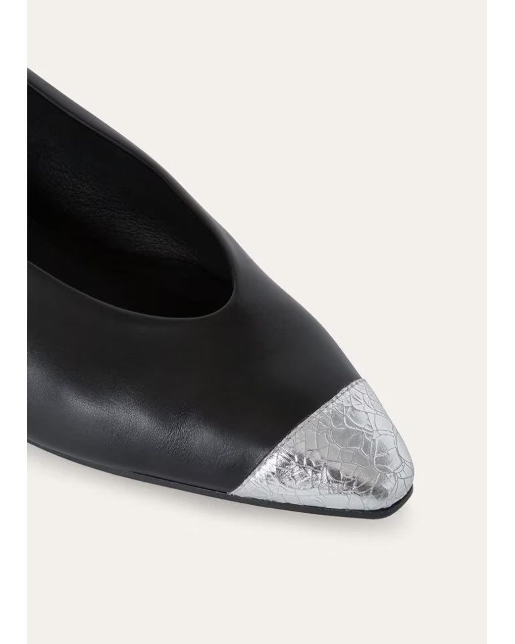 Loro Piana Black Rebecca Stitched Ballet Shoes