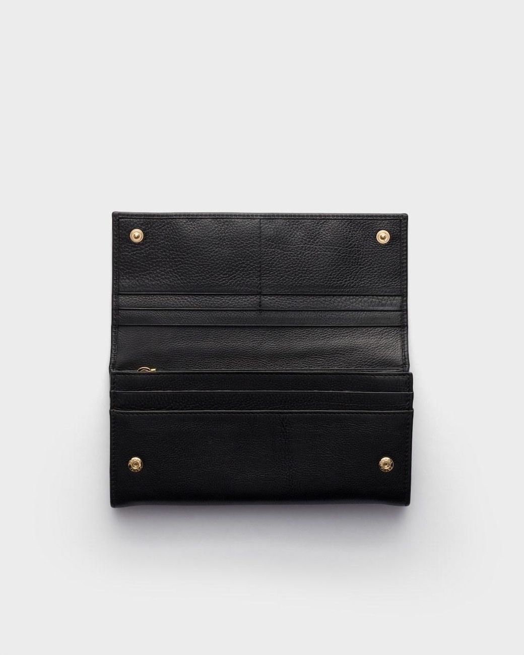 Prada Black Large Leather Wallet