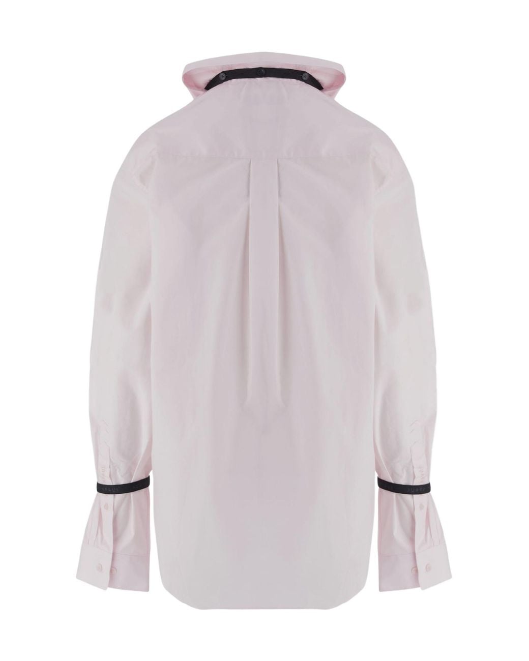 ALAINPAUL Purple Contrast Cuff Detail Shirt