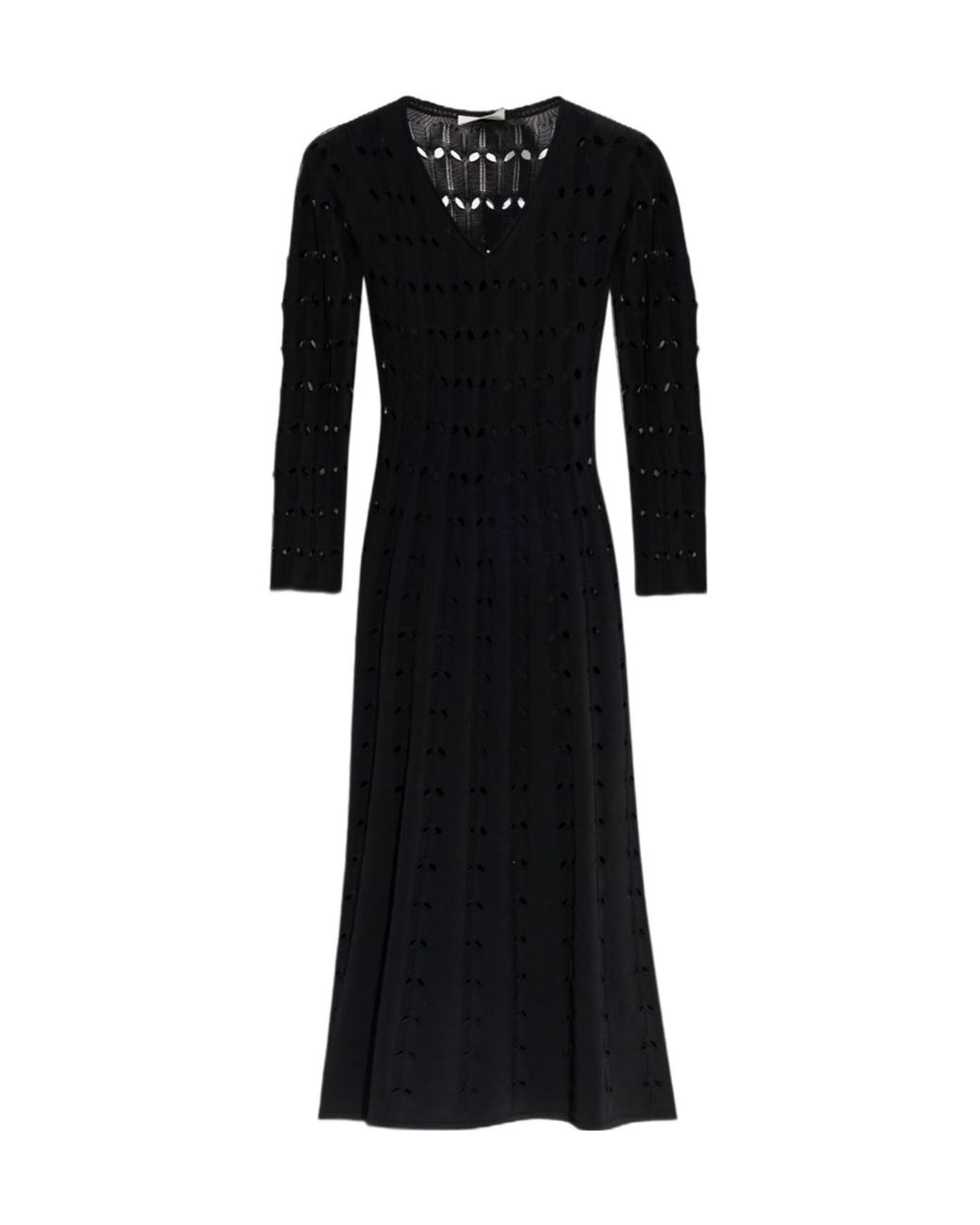 Zimmermann Black Rhiannon Pointelle Maxi Dress