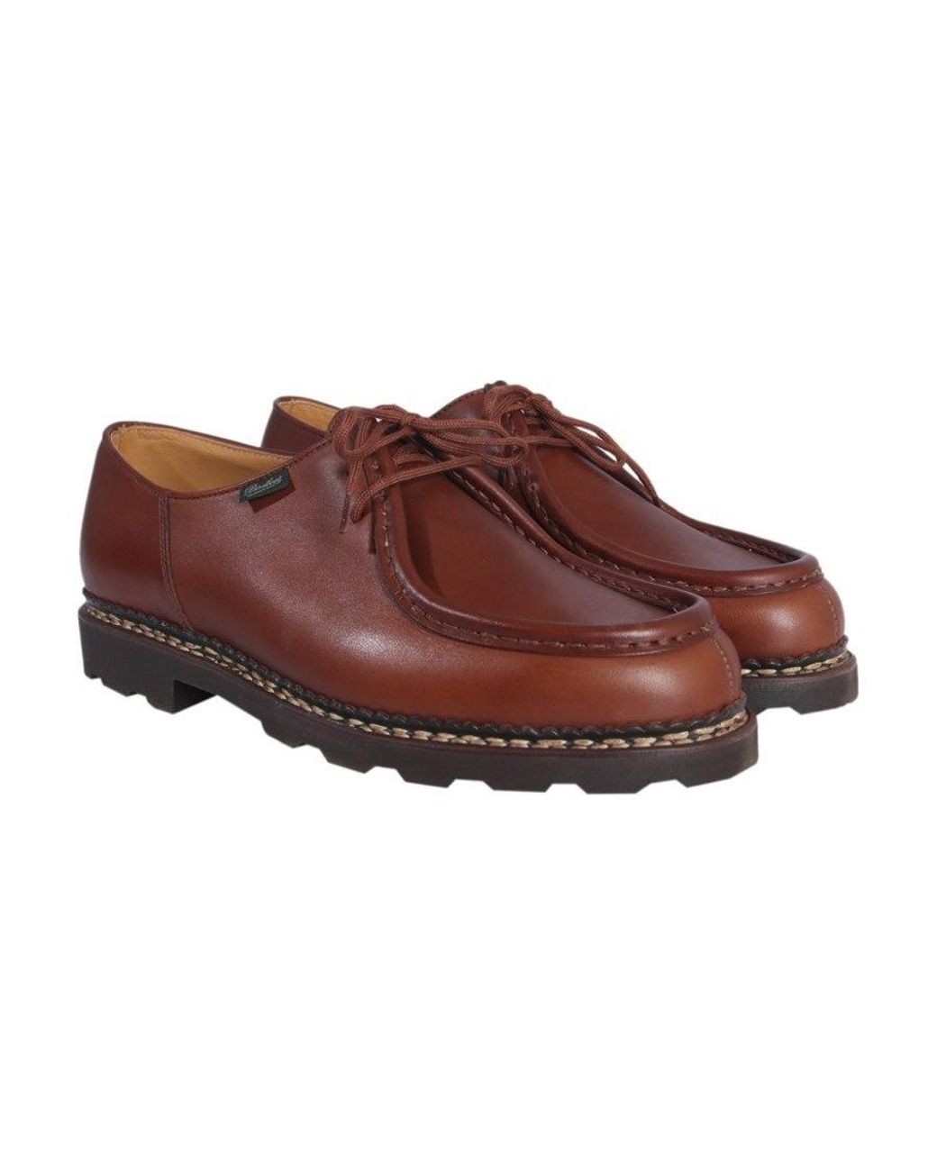 Paraboot Brown Michael Lace-Up Shoes for men