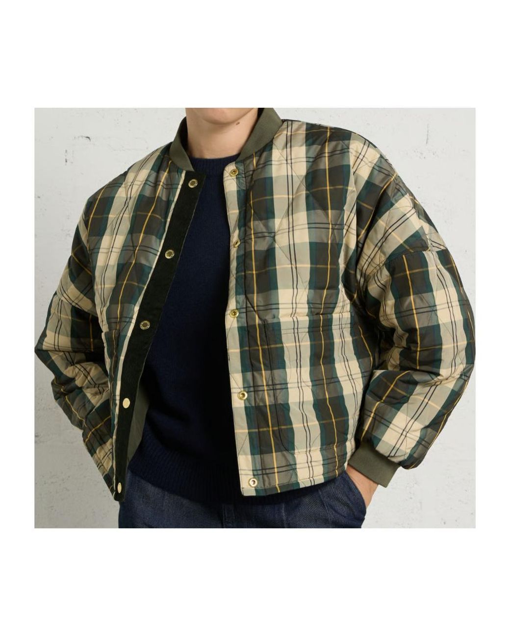 Barbour Green Ravenshill Reversible Quilted Jacket