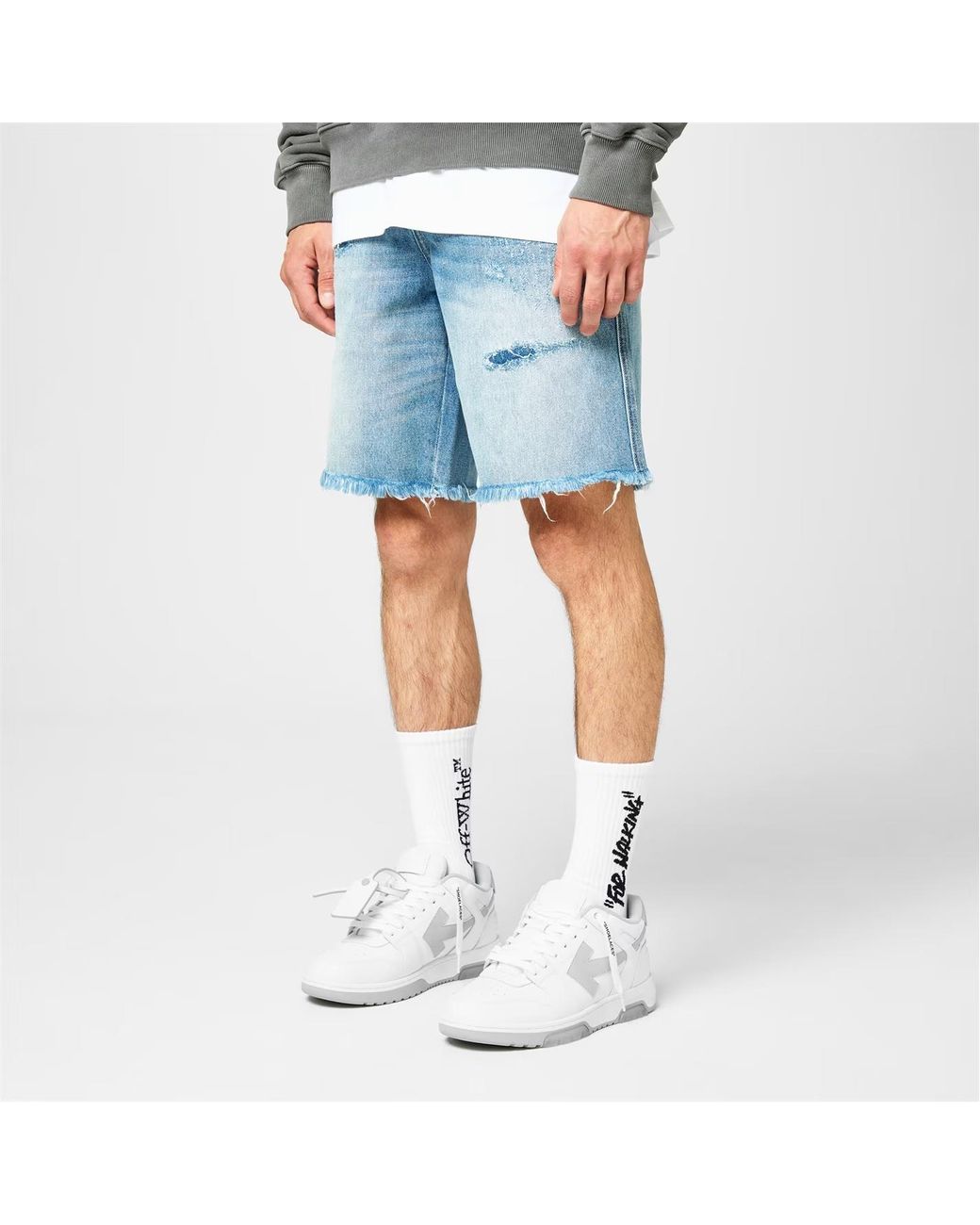 Off-White c/o Virgil Abloh White Round Toe Low-Top Casual Shoes for men