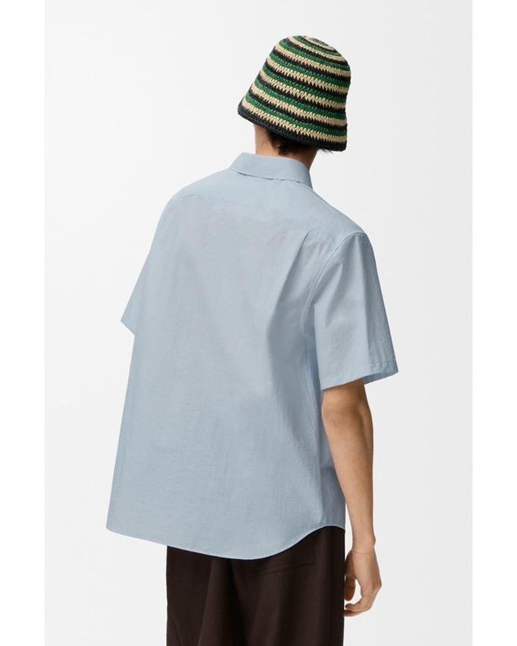 Loewe Blue X Paula's Ibiza Anagram-Embroidered Shirt for men