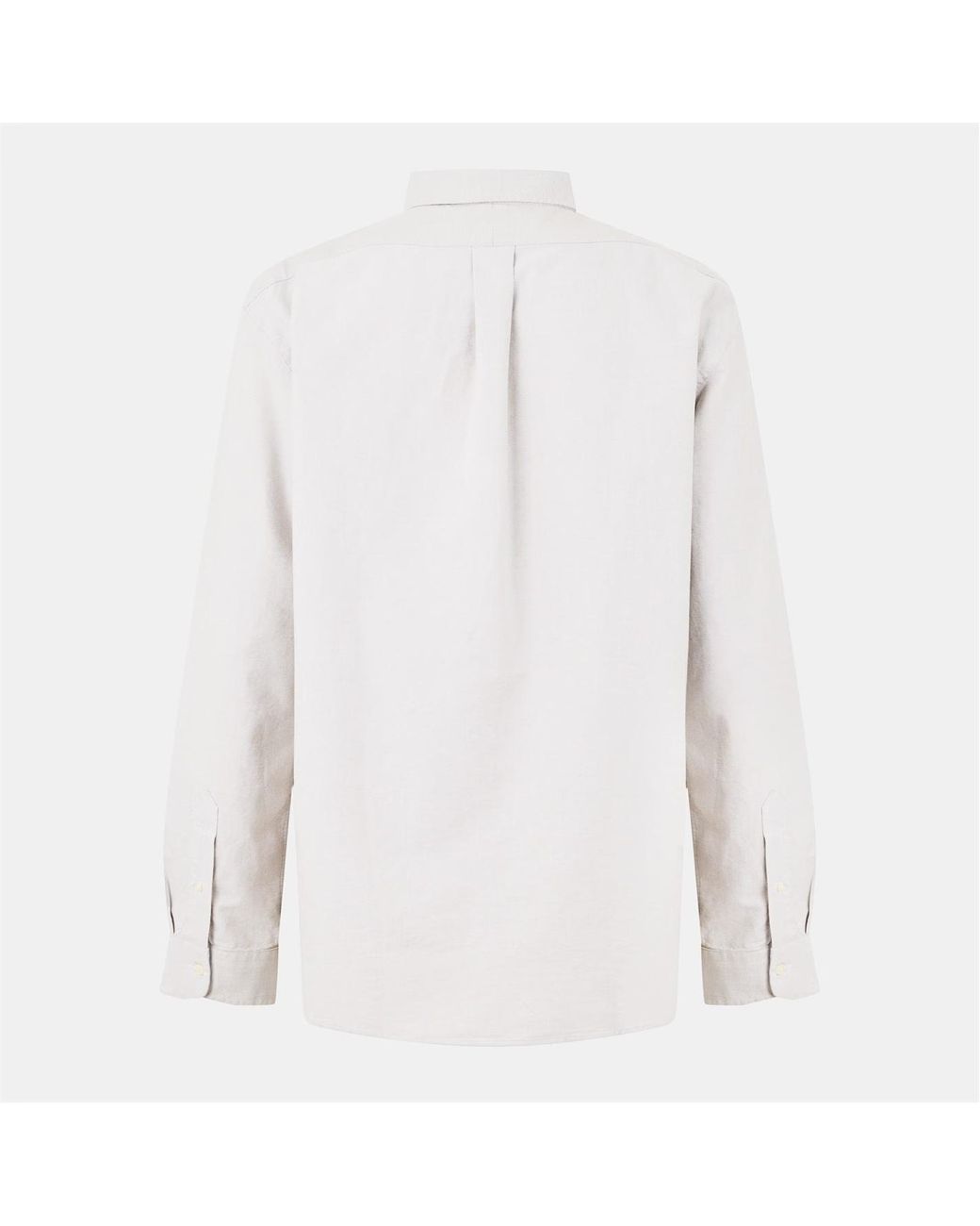 Polo Ralph Lauren White Slim Fit Oxford Long Sleeve Shirt for men
