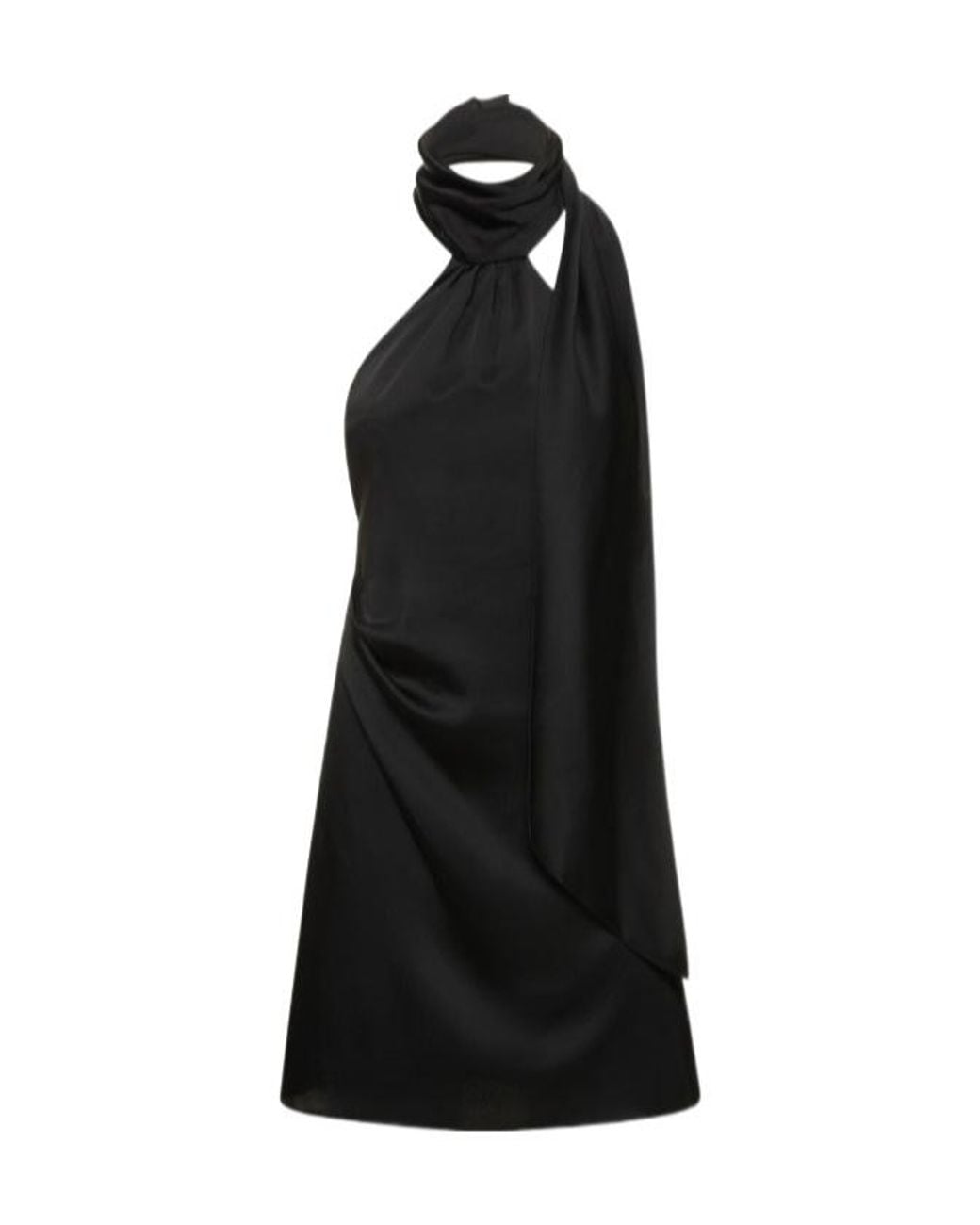 Jonathan Simkhai Black Draped Mini Dress
