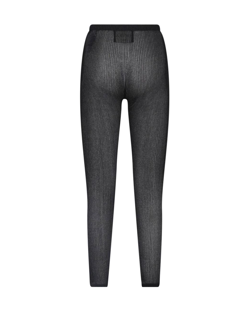 Dondup Gray Erotica Logo Patch Knitted Trousers