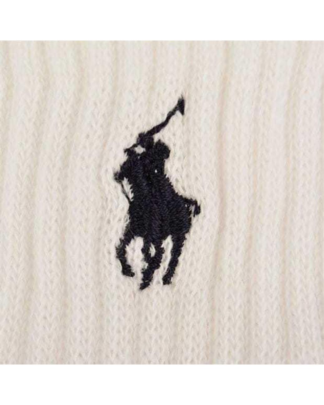 Polo Ralph Lauren White Three-Pack Of Sports Socks for men