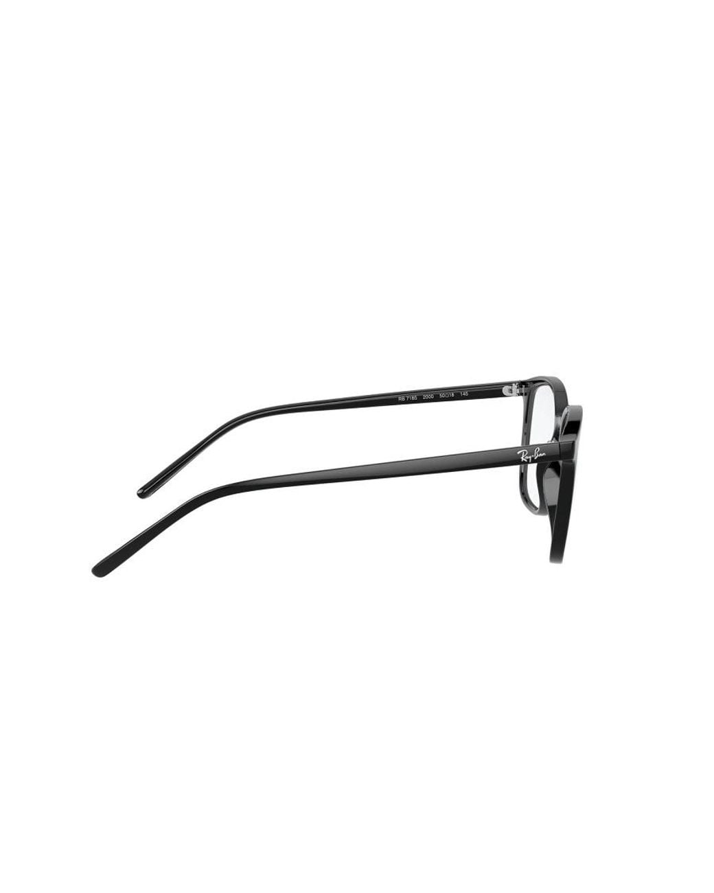 Ray-Ban White Square Frame Glasses for men