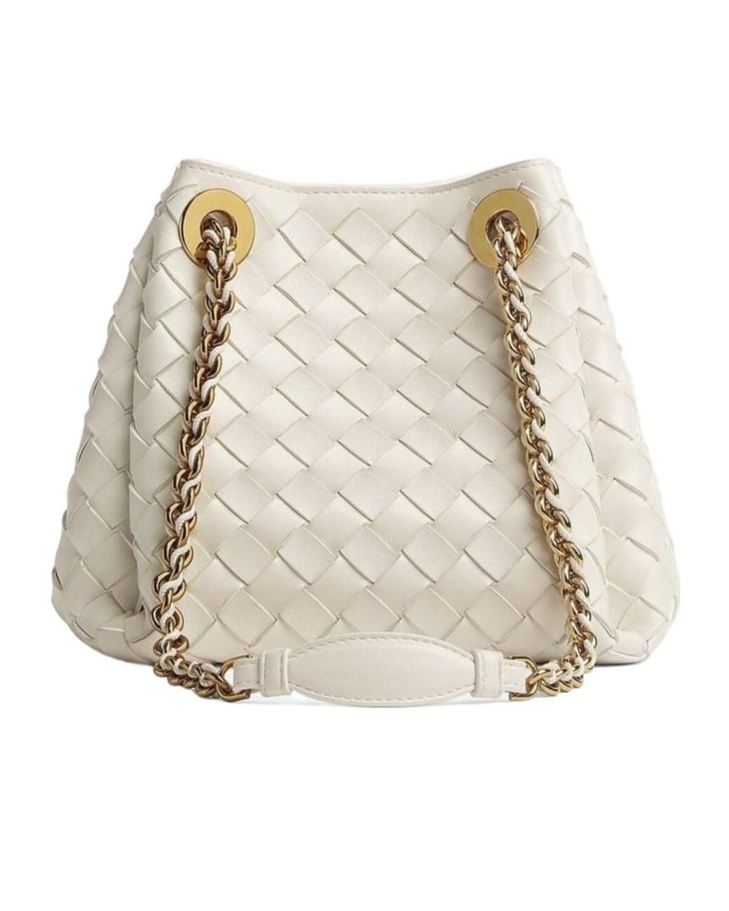 Bottega Veneta Natural Leather Parachute Shoulder Bag