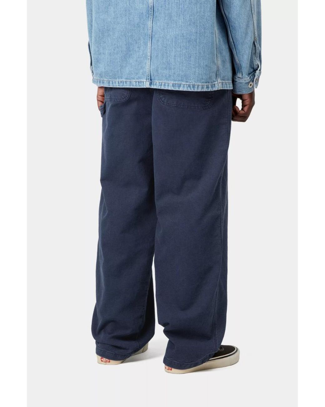 Carhartt Blue Parrish Cotton-Corduroy Trousers for men
