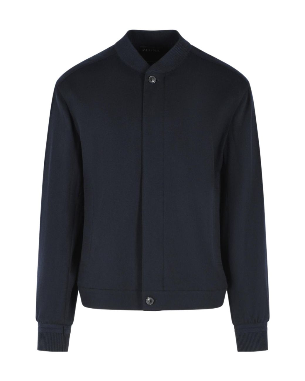 Zegna Blue Oasi Water Repellent Bomber Jacket for men