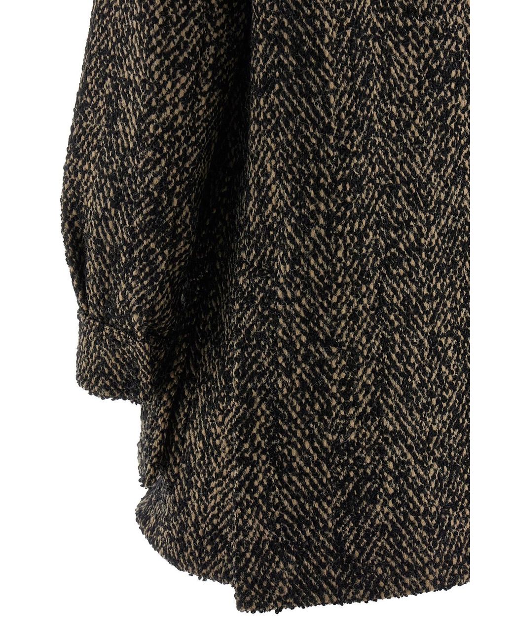 Max Mara Gray Angio Long-Sleeved Jacket