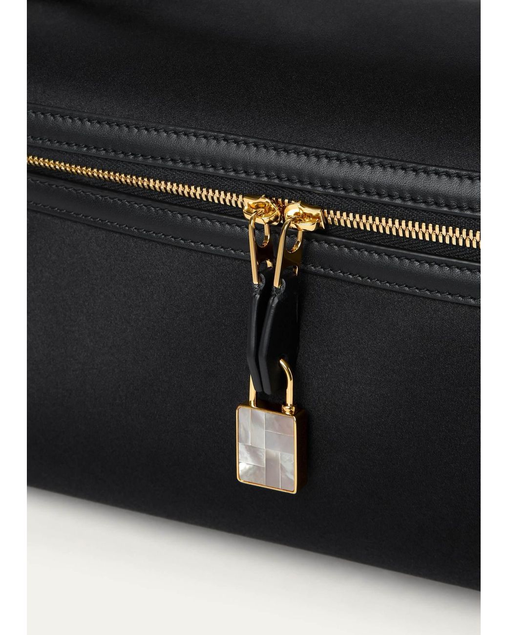 Loro Piana Black Extra Softy Bag L33 Shoulder Bag