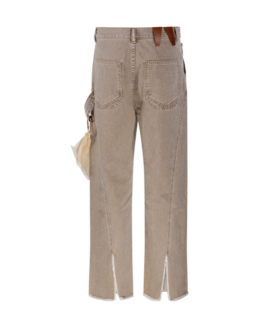 DARKPARK Gray Sienna Loose Side Split Jeans