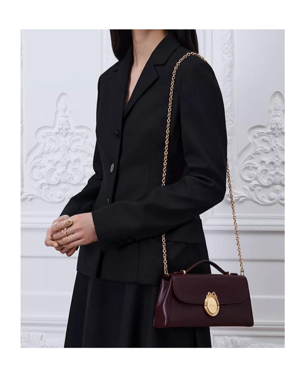 Dior Brown Médaillon Pouch