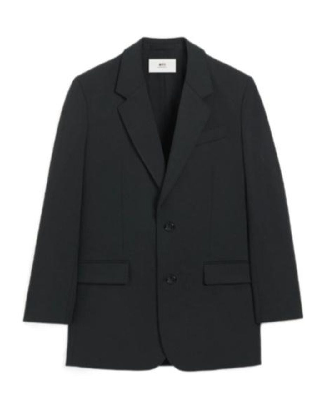 AMI Black Ami Single-Breasted Blazer for men