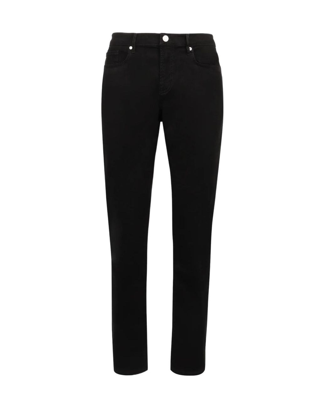 FRAME Black L'Homme Slim Brushed Twill Jeans for men