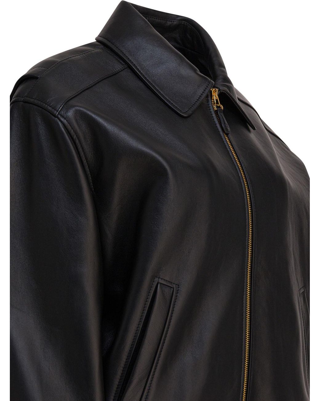 Céline Black Aviator Blouson Jacket