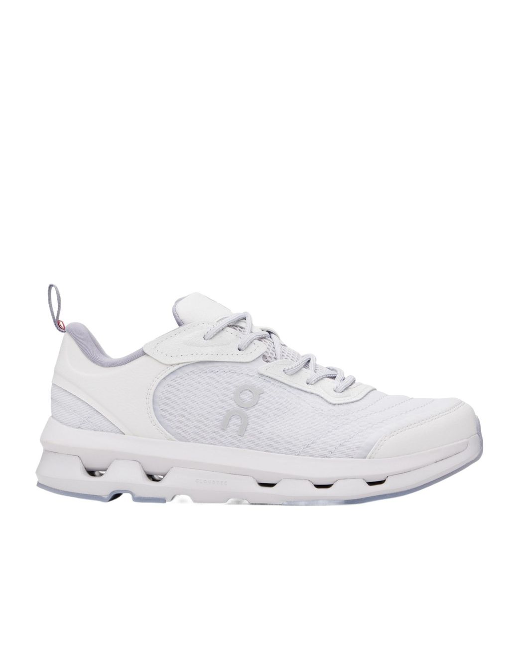 On Shoes White Logo-Print Sneakers