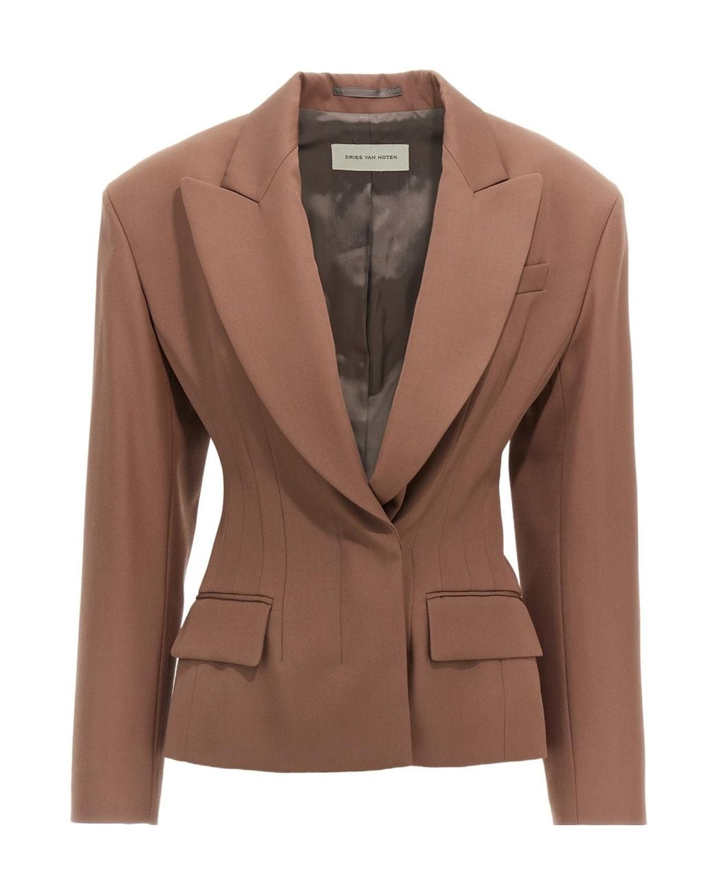 Dries Van Noten Brown 'Bohana' Blazer