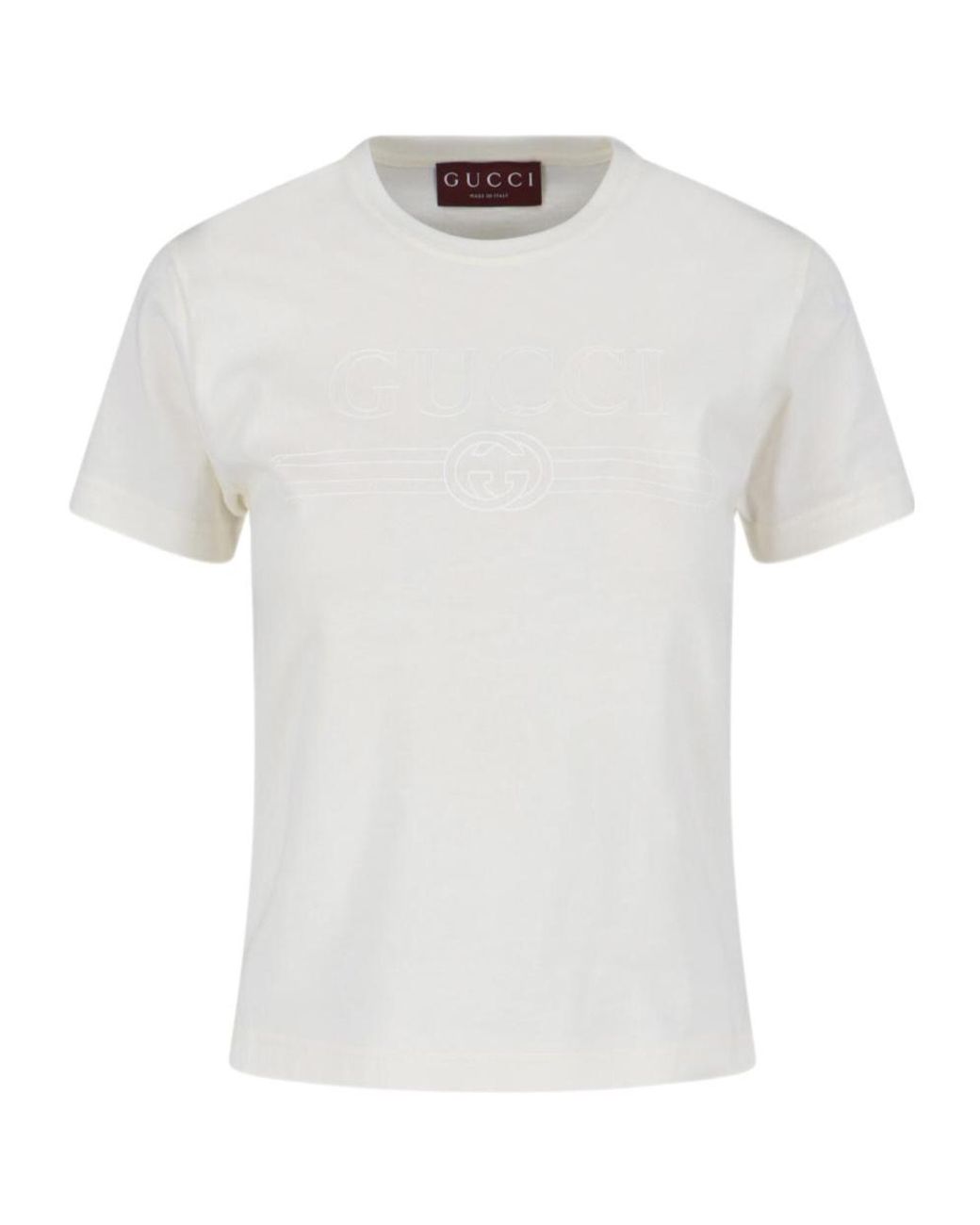 Gucci White Medium Jersey T-Shirt