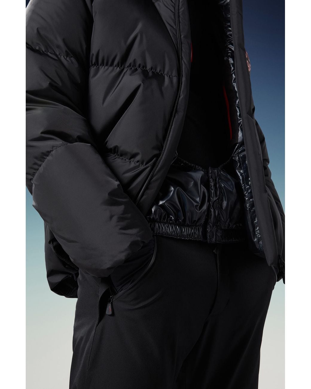 Moncler Black Mazod Short Down Jacket for men