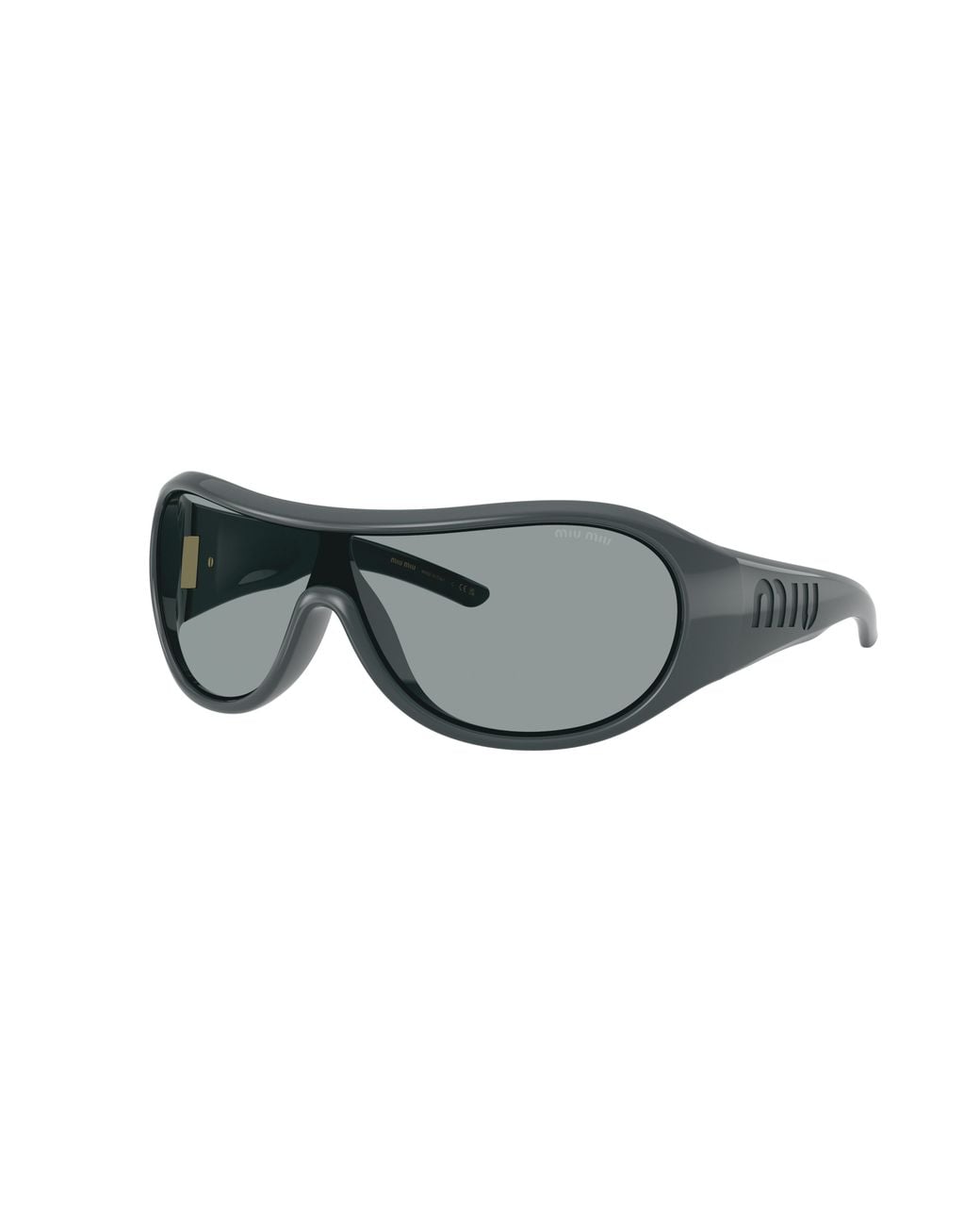 Miu Miu White Eyewear Ivresse Oversized Sunglasses