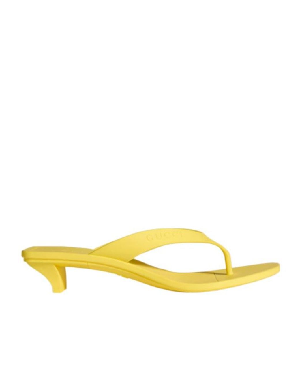 Gucci Yellow Vittoria Thong